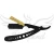 Import Black $ Gold Straight Edge Stainless Steel Barber Razor / Shaving &amp; Hair Removal Razor Beauty Instruments from China