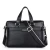 Import Black waterproof fabric for bags Messenger Bag Handmade genuine Leather Briefcase from China