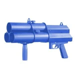 Boomwow Three Heads Electric Confetti Gun Confetti Cannon Launcher used on Stage Concert Bar Club