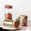 Borosilicate Glass Food Storage Jar With Cork Lid
