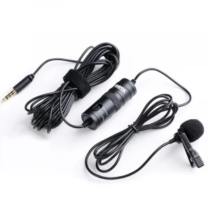 BOYA BY-M1 Lavalier MIcrophone Micro-Cravate 3.5mm Audio Video Record for Smartphones DSLR Camera