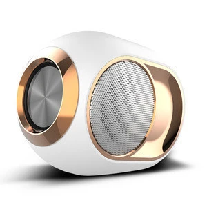 Brilliant Sound Quality 1200mAH Outdoor Portable Wireless Bluetooth Speaker golden egg