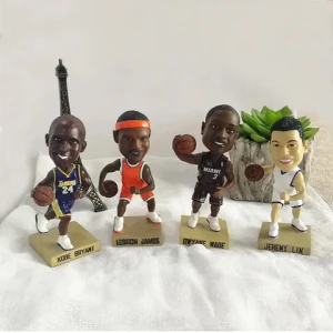 Bubble head Car Decor Custom Star athletes Multifunction Resin Crafts Basketball Bobbleheads