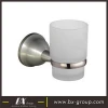 BX Group manufacturer direct sell nickle brush aluminium bathroom accessory paper holder and towel ring set