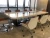 Import Calacatta white marble top meeting desk glossy office meeting conference table from China
