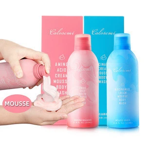 Calosemi 2020 New 350ml Foam Mousse Body Wash Bubble Bath Men Women Bleaching Skin Lightening Moisturizing Whitening Shower Gel