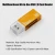 Ceamere CR42 All In One  USB 2.0 Micro TF SD MS MMC Flash Memory Card Reader Aluminum Alloy Smart Card Reader