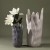 Import Ceramic Decorative Vases Design Thin Nordic Unique White Vase Modern Beige Scandinavian Table Flower Vase for Home Decor from China
