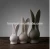 Import Ceramic Porcelain Animal Rabbit Head Figurine For Home Decoration from China
