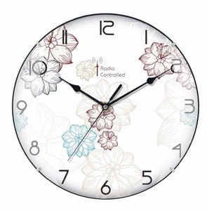 Cheap fashion design Round Dial print wall clock for promotion