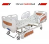 cheap price 2 cranks manual medical hospital bed