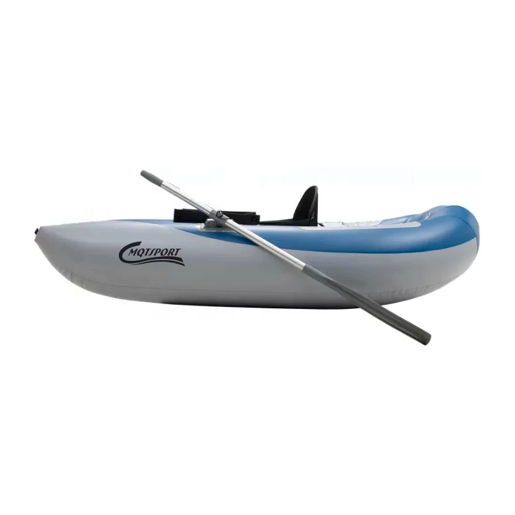 One Person Inflatable Fishing Boat with Oar, Belly Boat - China Sport Boat  and Belly Boat price