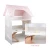 Import Cheap toys supplier educational toys wooden pink three-storey villa dollhouse Furniture toys for kids children from China