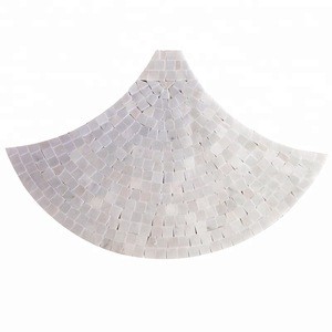 Cheapest Carrara White stone mosaic, Bianco Carrara Marble Polished Mosaic Tiles for Backsplash ,Marble bathroom floor tiles