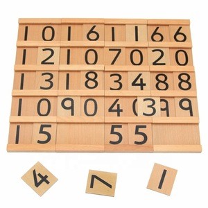 Child Wooden Mathematics teaching aids montessori Furniture Preschool Segen board