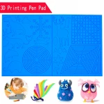 Children 3D Printing Pen Template Soft Silicone Mat 3D Drawing Templates Copys Board