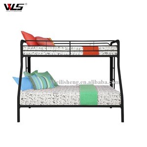 Children furniture metal triple bunk beds for bedroom