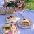 Import Childrens birthday party disposable tableware paper cup plate dessert fruit pattern disposable paper plate from China