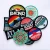 Import China factory cheap customized garment woven patches clothing logo badges from China