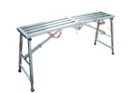 China made multi-functional hot-dip galvanized horse stool folding ladder movable telescopic scaffold