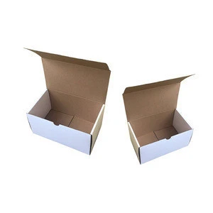 China manufacturer custom white shipping box tuck top plain white candy gift box packaging at great factory pricing