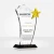 Import China Pujiang  New design crystal Arch Star Shaped Crystal Award Trophy Crafts from China