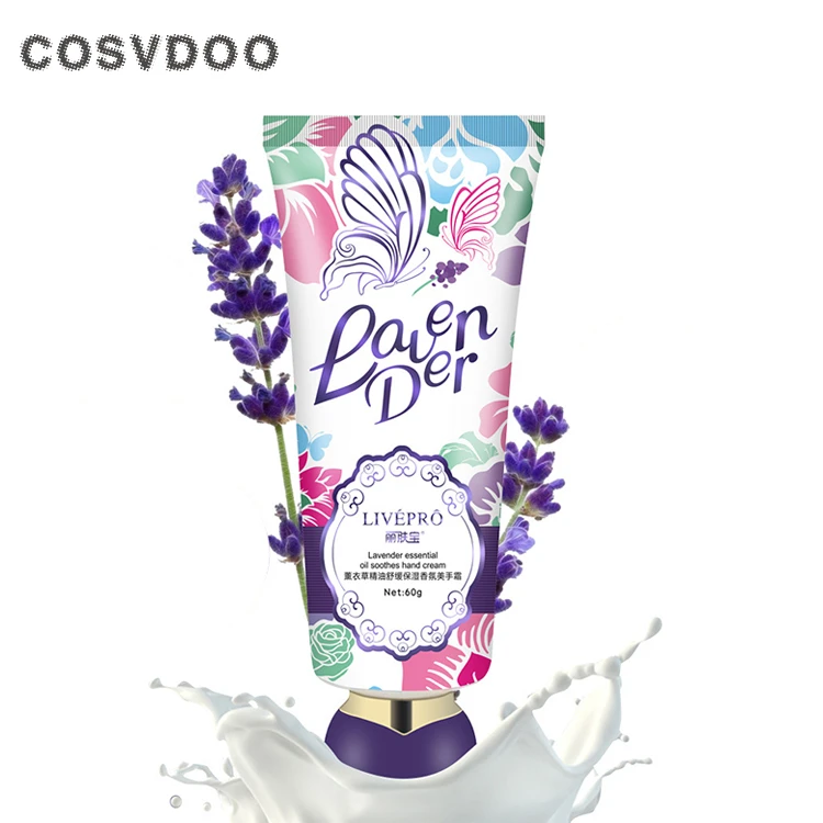 China Supplier Private Label Lavender Moisturizing Hand Cream OEM