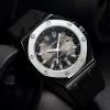 China Suppliers Mens Custom Watches Silicone Straps Stainless Steel Watch Quartz Watch