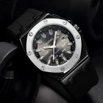 China Suppliers Mens Custom Watches Silicone Straps Stainless Steel Watch Quartz Watch
