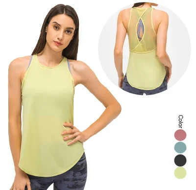 China Wholesale New Products Factory Direct Sale Express Plus Size Women?s Tank Tops Custom Yoga