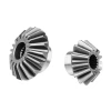 chinese customized 45 degree precision helical gear shaft anf gear made by minghua gear