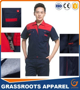 Chinese Factory Bulk Nice Fabric Workwear Coverall Short Sleeves Chef Workwears and Uniforms for Summer for Men and Women