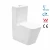 Import Chinese modern sanitary ware bathroom ceramic black wc piss two piece toilet set from China