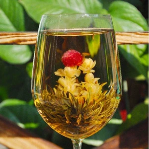 Chinese Organic Blooming Tea,Flower slimming Tea, slimming fit jasmine green tea best gift flower tea