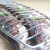 Chrome Plated BBQ Grill Fish Basket Single Fish Grilling Basket Roasting tools