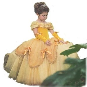 cinderella costume for girls baby girl wedding dress Belle princess dress for cosplay halloween fairy costume girls party dress