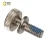 Import Circular plastic head thumb m4*15 screw size from China manufactory from China