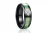 Import Classic Acacia Ebony Wood Inlaid Tungsten Ring with Zircon from China
