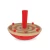 Import classic toy promotional upside-down toy spinning wooden top from China