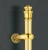 Import classical design wooden door pull handle with titanium finish from China