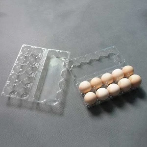 Clear PET Plastic Packaging Box Tray for Egg wholesale