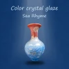Color Crystal Glaze Ceramic Vase Desktop Decoration Flower Arrangement Vase Ornamental Vase