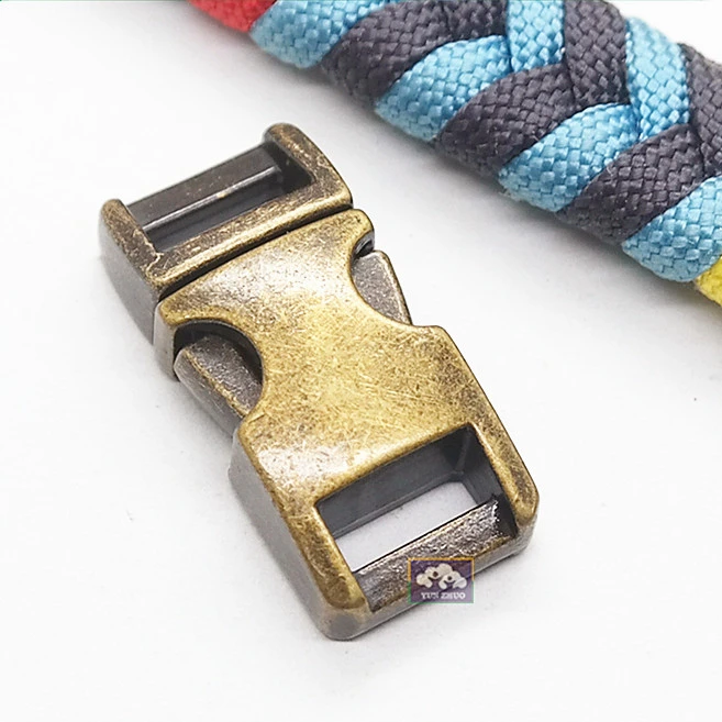 Colored small metal buckles for straps bracelet