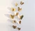 Colorful Paper Butterfly Room Stickers Home Decor 3D Butterfly Wall Decor Gold