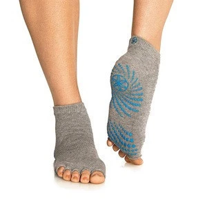 Comfortable Cotton Non Slip Toless Yoga Socks