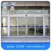 Commercial Double Aluminum Frameless Glass Doors/High- Grade Steel Security Door With CE Certificates