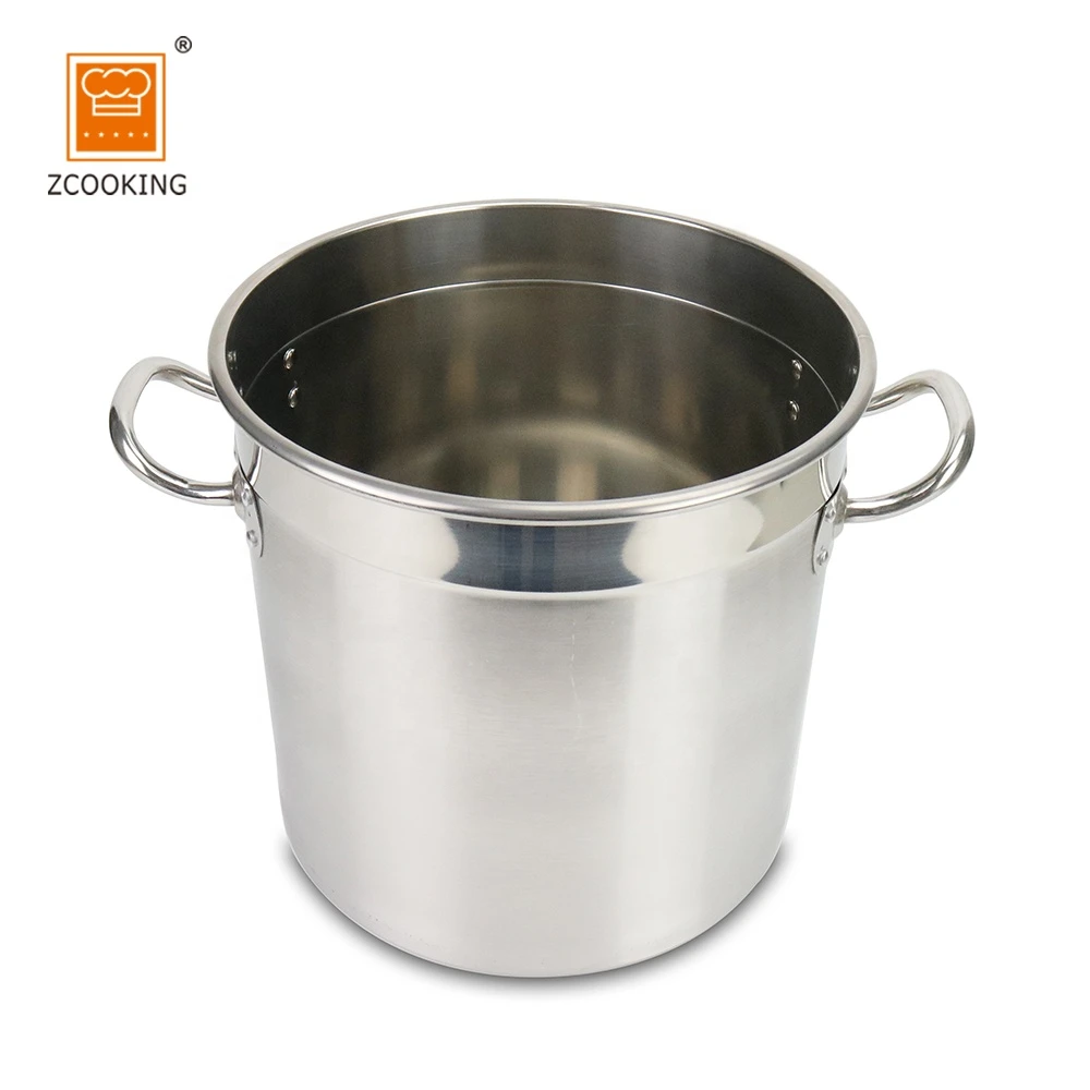 Commercial Grade Stainless Steel Large Stock Pot  / Heavy Duty Induction Pot Soup Pot With Lid/Home Brew and soup Stock Pot