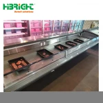 Commercial Refrigerator Supermarket Meat or Fish Display Chiller