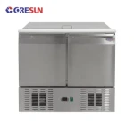 Commercial Under Counter Refrigerator Saladette Refrigerator Salad Counter Refrigerated Counter Top Salad Bar