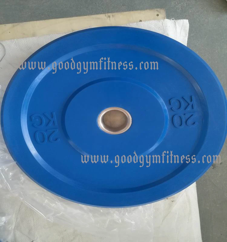 competition bumper rubber plate color bumper plate weightlifting rubber weight plate